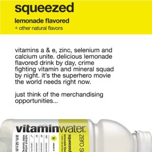 vitaminwater zero Squeezed, 16.9 fl oz (pack of 6)