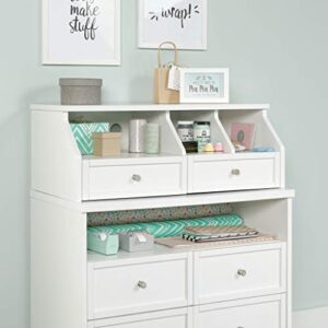 Sauder Craft Pro Series Organizer Hutch, White finish