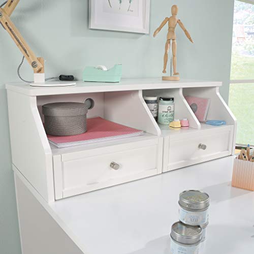 Sauder Craft Pro Series Organizer Hutch, White finish