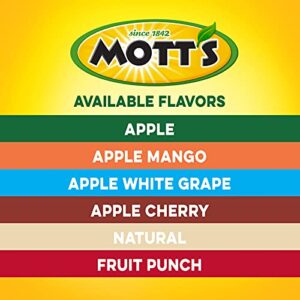 Mott's Apple White Grape 100% Juice, 8 Fluid Ounce Bottle, 6 Count