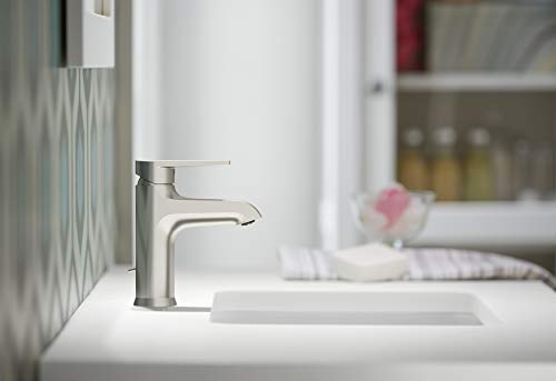 KOHLER 97060-4-BN Hint Single Control Faucet, Vibrant Brushed Nickel