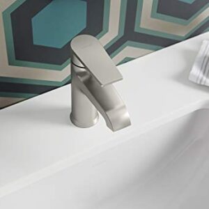 KOHLER 97060-4-BN Hint Single Control Faucet, Vibrant Brushed Nickel