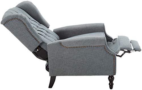 Christopher Knight Home Walter Fabric Recliner, Charcoal