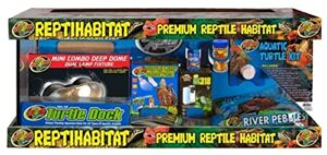 zoo med reptihabitat aquatic turtle kit – 20 gal (long)