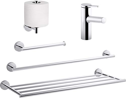 Kohler K-99491-4-CP Elate Bathroom Faucet, Bathroom Sink Faucet in Polished Chrome