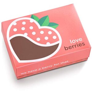 Golden State Fruit 18 Piece Chocolate Covered Strawberries, Berry Bites