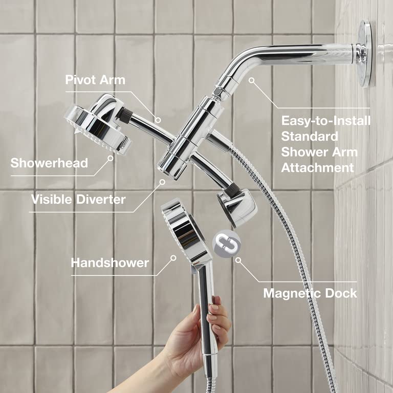 Kohler 23218-BN Awaken Shower Packages, 2-in-One Combo, Vibrant Brushed Nickel