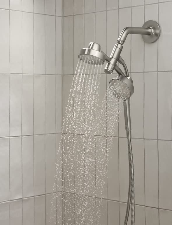 Kohler 23218-BN Awaken Shower Packages, 2-in-One Combo, Vibrant Brushed Nickel