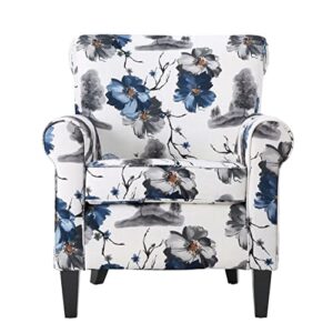 christopher knight home roseville fabric club chair, floral print
