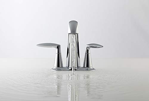 Bathroom Faucet by KOHLER, Bathroom Sink Faucet, Alteo Collection, Centerset Faucet, Polished Chrome, K-45100-4-CP