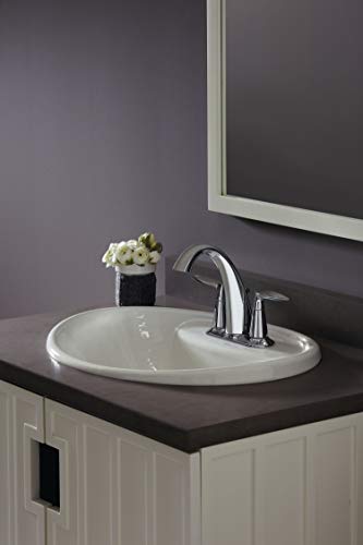 Bathroom Faucet by KOHLER, Bathroom Sink Faucet, Alteo Collection, Centerset Faucet, Polished Chrome, K-45100-4-CP