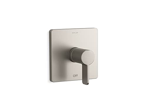 KOHLER Ts23501-4-Bn Parallel Rite-Temp Shower Valve Trim, Brushed Nickel