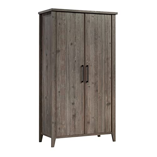 Sauder Summitt Station Storage Cabinet, L: 35.28" x W: 17.13" x H: 63.90", Pebble Pine