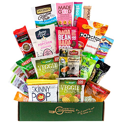 100 CALORIE Snack Packs Care Package | VALENTINES DAY GIFT BASKETS | Vegan, Gluten Free Dairy Free Snacks, Bars & Nuts all 100 calories or Less [20 count] Holiday Gift Basket | Low Calorie Diet Snacks | Snack Food Gifts