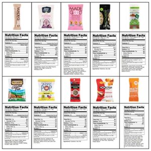 100 CALORIE Snack Packs Care Package | VALENTINES DAY GIFT BASKETS | Vegan, Gluten Free Dairy Free Snacks, Bars & Nuts all 100 calories or Less [20 count] Holiday Gift Basket | Low Calorie Diet Snacks | Snack Food Gifts