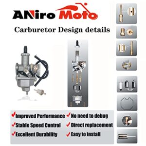 Carburetor Compatible with HONDA XR100 (1981-1984), XR100R (1985-2003), CRF100F (2004-2007) （Fits：XR100 XR100R CRF100F）