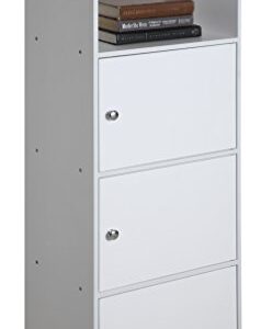 Convenience Concepts Xtra Storage 3 Door Cabinet with Shelf, White