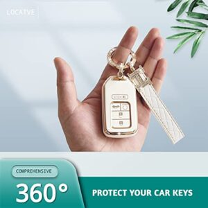 Compatible with Honda Key Fob Cover, Car Key Cover for Honda Civic Accord Pilot CRV Odyssey Key Fob Cover 2022 2021 2020 2019 2018-2013