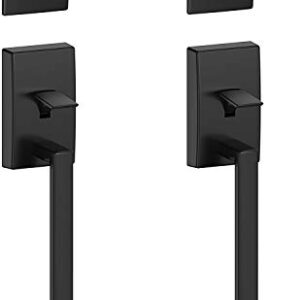 Schlage F58 CEN 622 Century Single Cylinder Exterior Entrance Handleset Lock, Matte Black (Exterior Half Only)