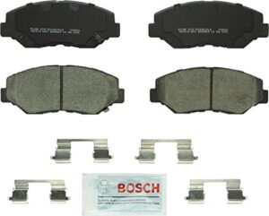 bosch bc914 quietcast premium ceramic disc brake pad set – compatible with select acura ilx; honda accord, civic, cr-v, element, fit; front
