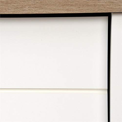 Sauder Cottage Road 4-Drawer Chest, Soft White finish