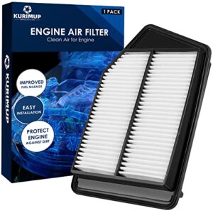 kurimup ca11476 replacement engine air filter, efficient filtration offers 99% air purification, fit for honda accord l4 2.4l (2013-2017) and acura tlx l4 2.4l (2015-2020).