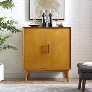 Crosley Furniture Landon Mid-Century Modern Bar Cabinet, Acorn