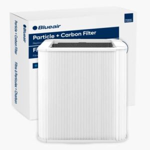 blueair blue pure 211+ genuine replacement filter, particle and activated carbon, fits blue pure 211+ air purifier (non-auto)