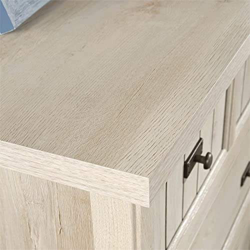 Sauder Costa 6-Drawer Dresser in Chalked Chestnut, Chalked Chestnut Finish