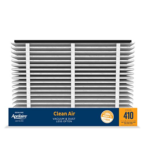 AprilAire 410 Replacement Filter for AprilAire Whole House Air Purifiers - MERV 11, Clean Air & Dust, 16x25x4 Air Filter (Pack of 2)