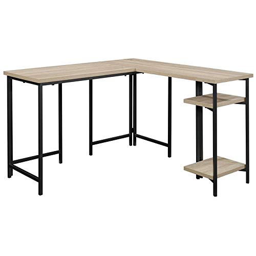 Sauder North Avenue L-Desk, L: 47.01" x W: 47.44" x H: 28.5", Charter Oak Finish