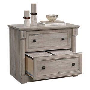 Sauder Palladia Lateral File, L: 36.81" x W: 22.01" x H: 29.61", Split Oak finish