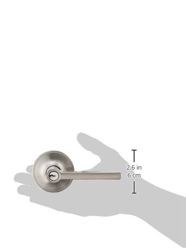 Dexter by Schlage J54SOL619 Solstice Keyed Entry Lever, Satin Nickel