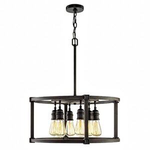 Home Decorators Collection HD-1265-I 6-Light Aged Bronze Dinette Pendant