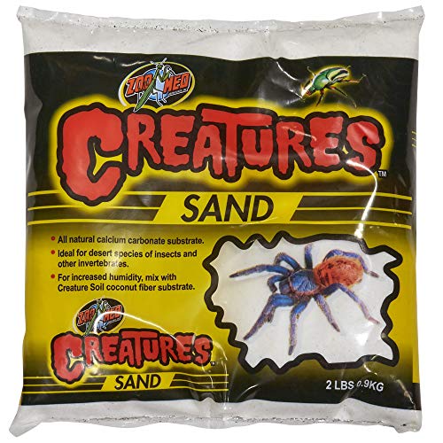 Zoo Med Creatures Sand, 1 Quart, 1 QT,Black