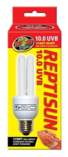 Zoo Med ReptiSun 10.0 UVB Mini Compact Fluorescent 13 Watt (4 Pack)