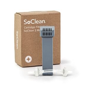 SoClean Genuine Replacement Cartridge Filter Kit for SoClean 2 Machines | Includes One Filter Cartridge and One Check Valve | Authentic OEM Part with Full Warranty | New Eco-Friendly Packaging