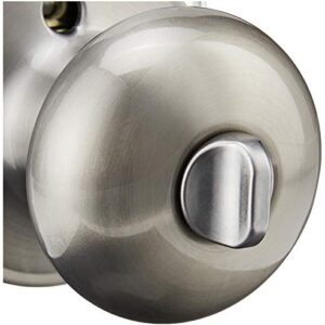 Dexter by Schlage J40STR619 Stratus Bed and Bath Knob, Satin Nickel