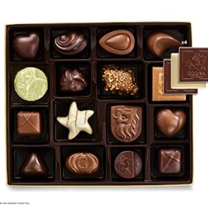 Godiva Chocolatier Chocolate Gold Gift Box, Assorted, 19 pc.