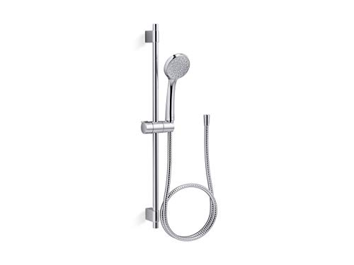 Kohler K-98362-CP Awaken Multi-Function 3-Spray Handshower with Slide Bar Kit, Polished Chrome,27.50 x 3.75 x 2.50 inches