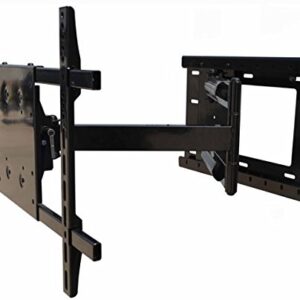 Wall Mount World - TV Wall Mount Bracket with 40 Inch Extension 90 degree swivel left and right 15 degrees Adjustable Tilt fits Vizio Sony LG Hisense 49" TVs with VESA 300x300mm hole patterns