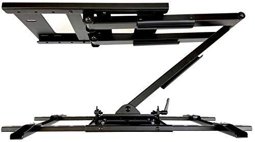 Wall Mount World - TV Wall Mount Bracket with 40 Inch Extension 90 degree swivel left and right 15 degrees Adjustable Tilt fits Vizio Sony LG Hisense 49" TVs with VESA 300x300mm hole patterns