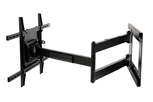 Wall Mount World - TV Wall Mount Bracket with 40 Inch Extension 90 degree swivel left and right 15 degrees Adjustable Tilt fits Vizio Sony LG Hisense 49" TVs with VESA 300x300mm hole patterns