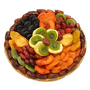broadway basketeers dried fruit gift tray, 40 ounce