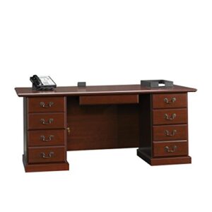 sauder heritage hill executive desk, l: 70.51″ x w: 35.43″ x h: 29.69″, classic cherry finish