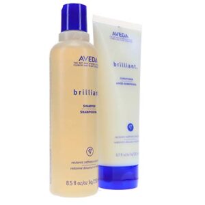 Aveda Brilliant Shampoo 8.5 oz & Conditioner 6.7 oz Duo Set