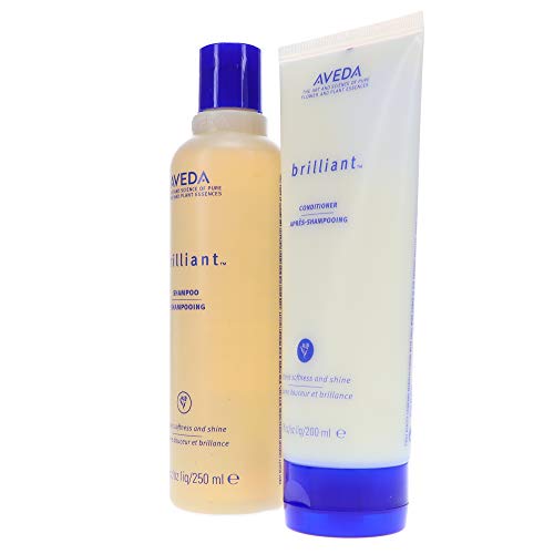 Aveda Brilliant Shampoo 8.5 oz & Conditioner 6.7 oz Duo Set