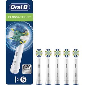 Oral-B FlossAction Electric Toothbrush Replacement Brush Heads Refills, 5 Count