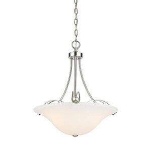 Home Decorators Collection 3 Light Brushed Nickel Pendant Model 1001567759