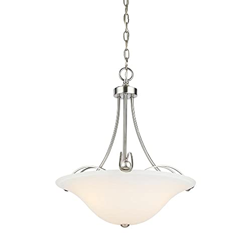 Home Decorators Collection 3 Light Brushed Nickel Pendant Model 1001567759